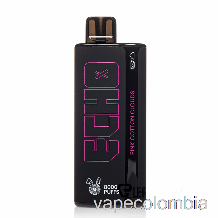 Vape Recargable Echo 8000 Nubes De Algodon Rosa Desechables